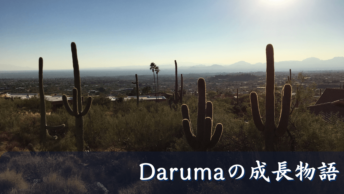 Darumaの成長物語