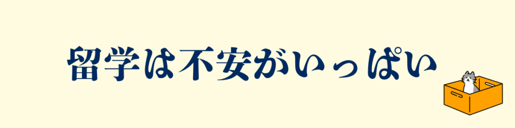 留学するデメリット|留学は不安がいっぱい